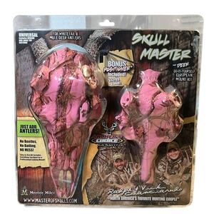 Mountain Mike's European Deer Skull-Mounting Kit W/Bonus Positioner PINK CAMO‎